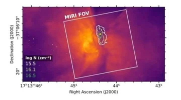 رصد جزيئات جليد جاف داخل سديم الفراشة في سبق علمي لافت للسماء